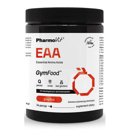 EAA Essential amino acids (grapefruit) 375 g GymFood Pharmovit