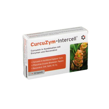 CurcuZym-Intercell - Curcumina 30 cápsulas