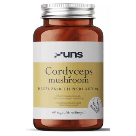 Cordyceps mushroom (400mg) 60 capsules UNS