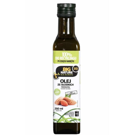 Olio di mandorle dolci spremuto a freddo 250 ml Big Nature