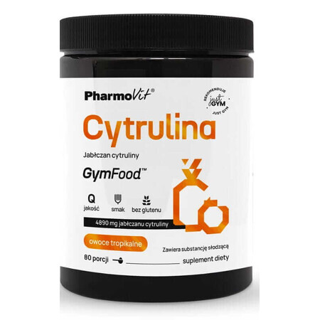 Citrullina Citrullina malato (frutti tropicali) 400 g GymFood Pharmovit