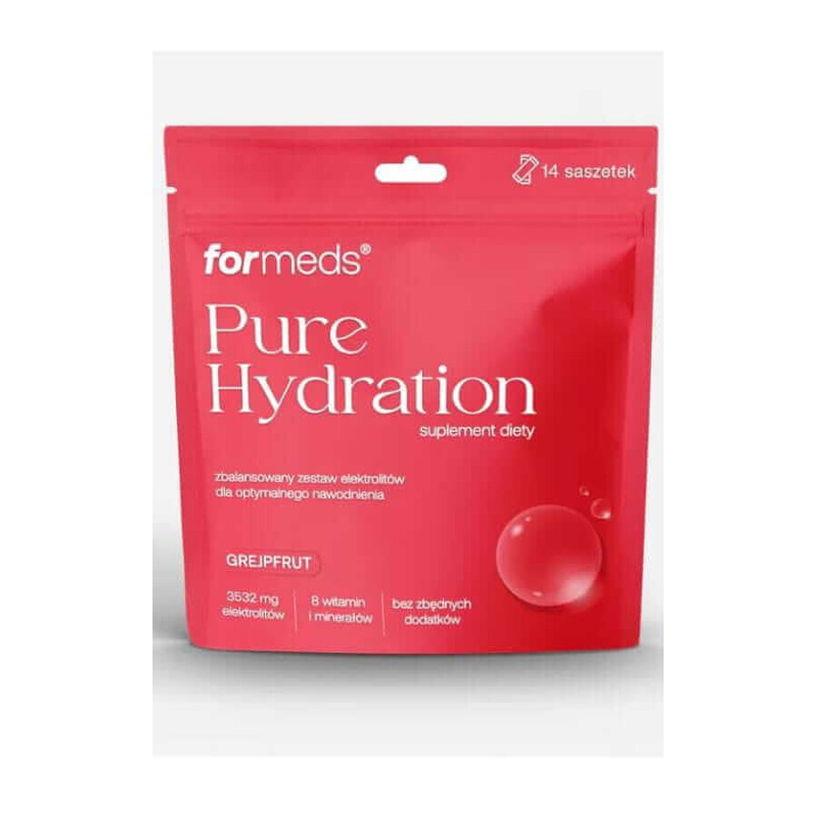 Pure Hydration Electrolytes gusto pompelmo 14 bustine Formeds