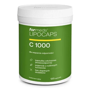Vitamina C liposomal LIPOCAPS C 1000 (120 cápsulas) Formas