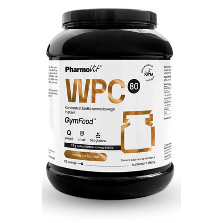 WPC 80 whey protein concentrate (peanut butter) 700g GymFood Pharmovit