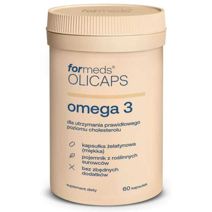 OLICAPS OMEGA-3 DHA EPA 60 cápsulas Formeds