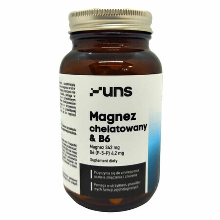 Chelated magnesium + B6 (P-5-P) 90 capsules UNS