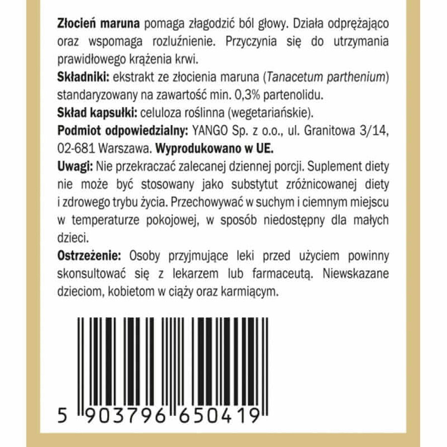 Malvavisco (partenólido 0,3%) 90 cápsulas Yango