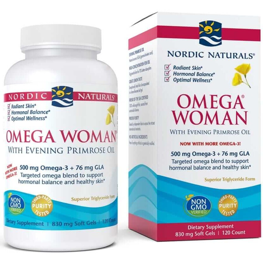 Omega Woman (120 cáps.) Nordic Naturals