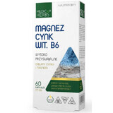 Magnesio Zinc Vitamina B6, 60 cápsulas Medica Herbs