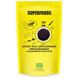 SUPERFOOD Organic Acai berries polvo liofilizado 100g BIO PLANET BIO PLANET