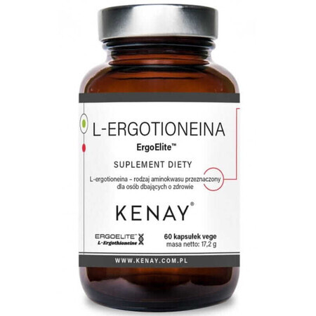 L-ergothioneine ErgoElite 60 cápsulas vegetales Kenay