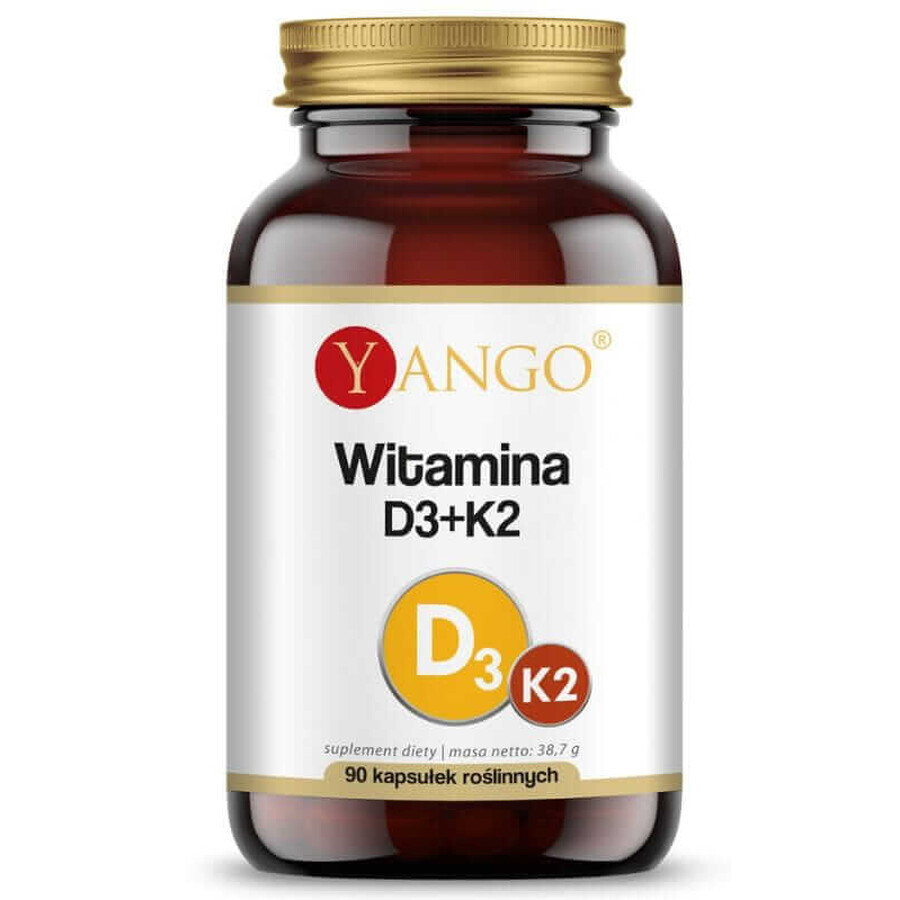 Vitamina D3+K2 90 cápsulas Yango