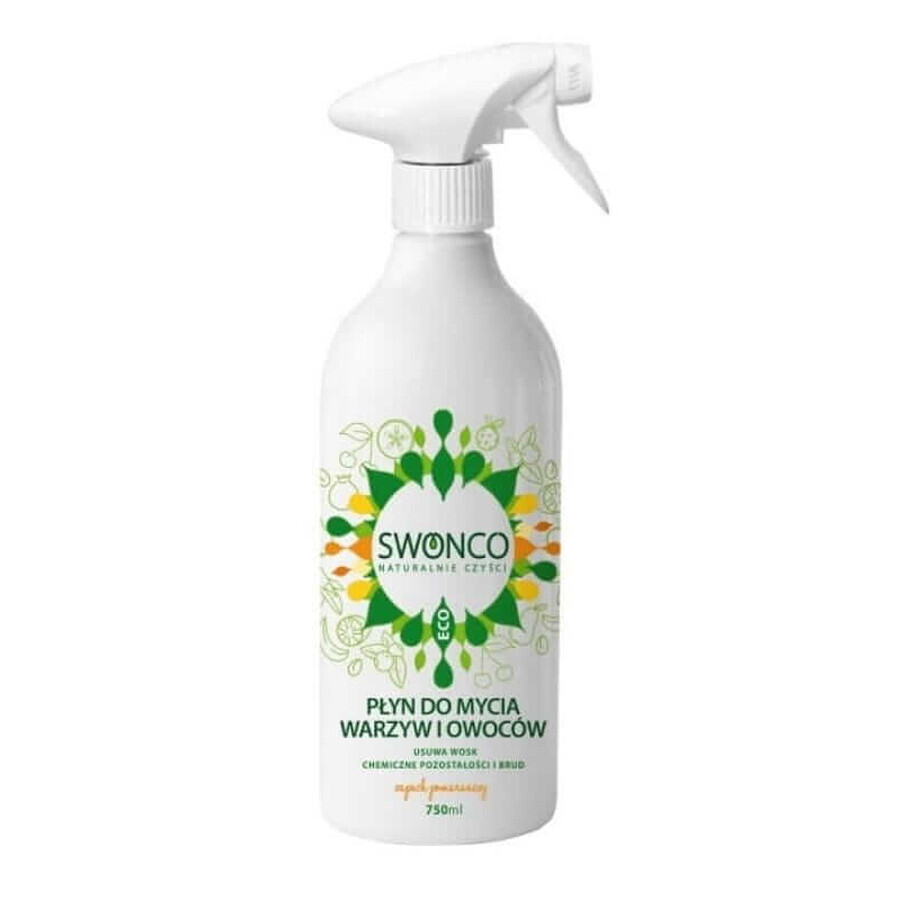 Swonco Fruit and Vegetable Wash 750ml Swonco orange fragrance