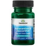 Swanson Astaxantina e Zeaxantina 60 capsule softgel