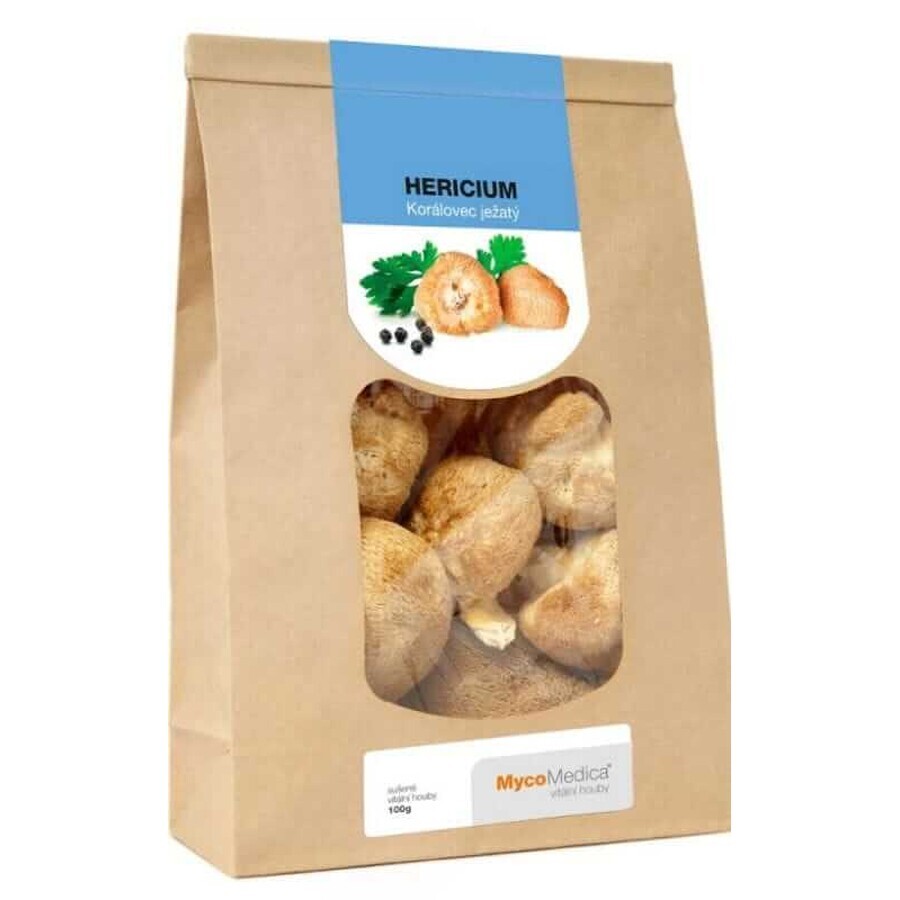 Hericium setas secas 100g MycoMedica