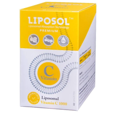 Liposol Liposomal Vitamin C 1000 mg, 40 saszetek: ceny i cechy