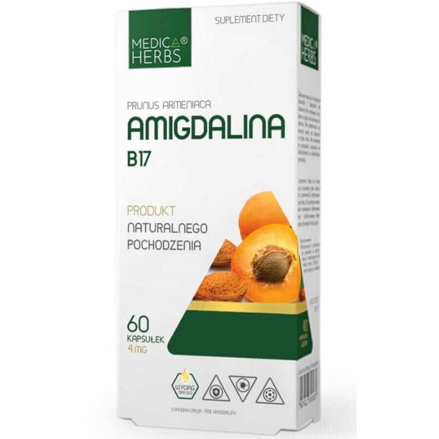 Amigdalin B17 4mg 60 Kapseln Medica Herbs