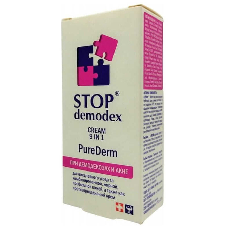 Crema Facial Stop Demodex 9 en 1 - 50ml, Biosphere