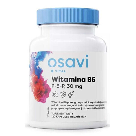 Osavi Vitamin B6 - P-5-P, 30mg - 60 capsules