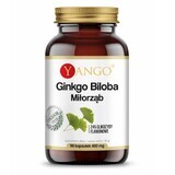 Ginkgo biloba extracto 24% (100mg 90 cápsulas) Yango