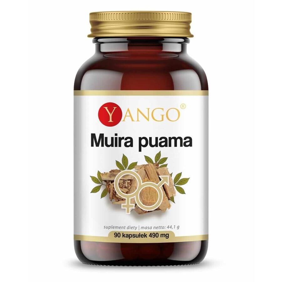 Muira puama 490 mg 90 cápsulas, Yango