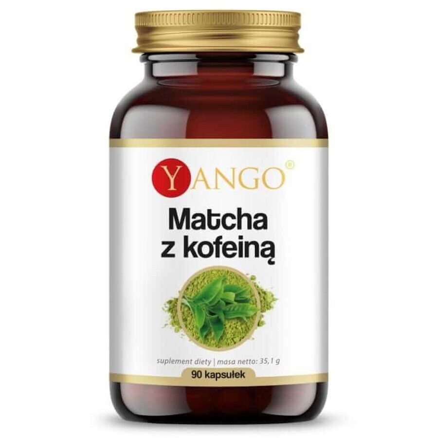 Matcha cu cofeină 90 capsule Yango