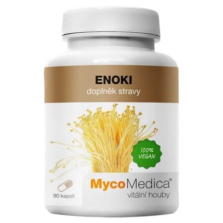 Enoki 30% polisacárido 90 cápsulas MycoMedica