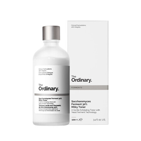 Tónico Exfoliante con fermentos Saccharomyces 30% Tónico Lácteo, 100 ml, The Ordinary