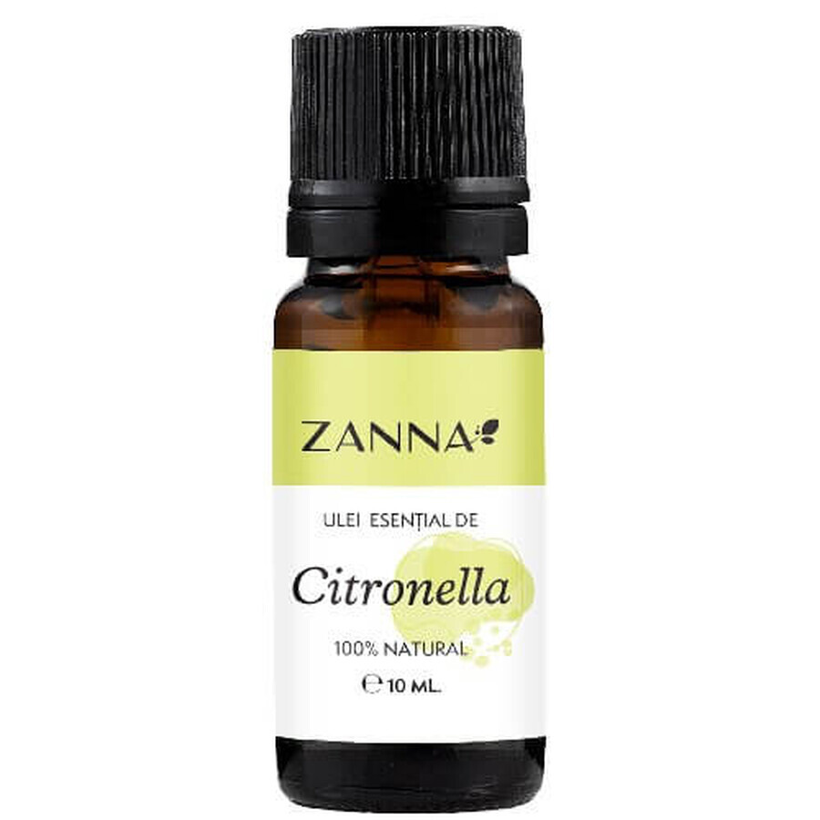 Citronella essential oil, 10 ml, Zanna