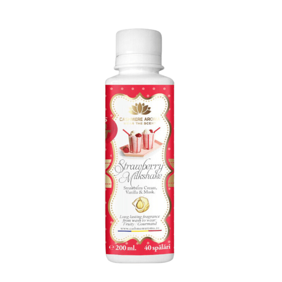 Perfume de Lavandería Batido de Fresa, 200 ml, Aroma Cachemira