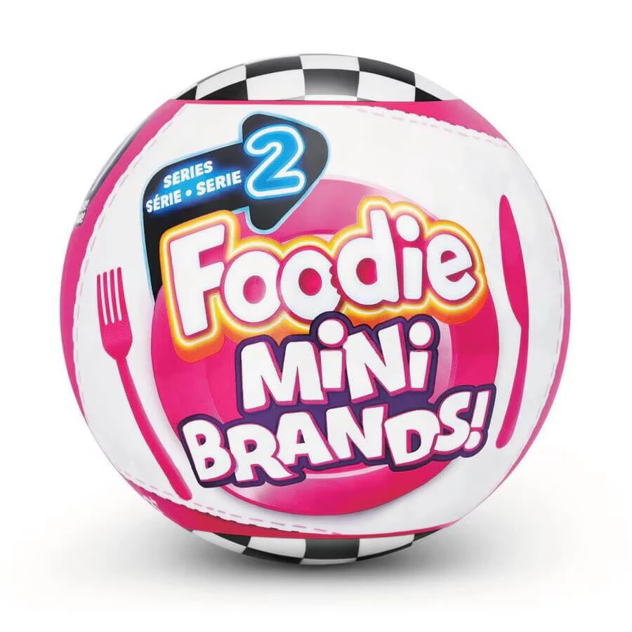 Set of 5 miniatures Foodie Mini Brands, 5 Suprise