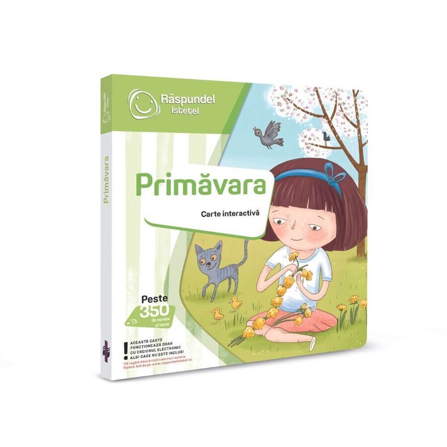 Libro interactivo Primavera, 2-6 años, Raspundel Istetel