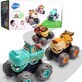 Set de 3 coches Bebe Monster Truck, 18 meses+, Hola