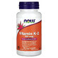 Vitamina K-2, 100 mcg, 100 c&#225;psulas vegetales, Now Foods