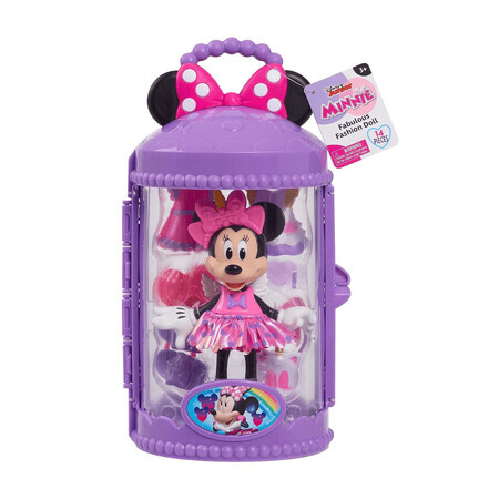 Muñeca unicornio con accesorios, + 3 años, Disney Minnie Mickey