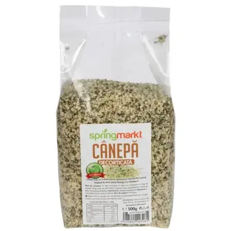 Semi di canapa decorticati, 500 g, Spring Markt