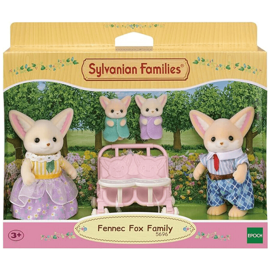 Set de 4 Figuritas de los Zorros Fennec Sylvanian Families, +3 años, Época