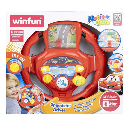 Volant avec sons et lumières, 24 mois et plus, Winfun