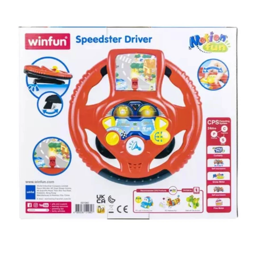 Volant avec sons et lumières, 24 mois et plus, Winfun