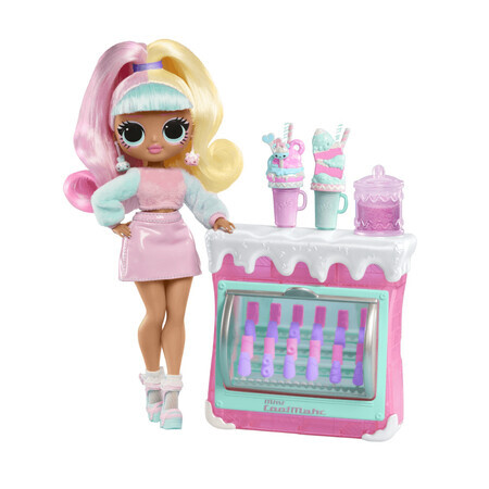 OMG Sweet Nails Candylicious Sprinkles Shop muñeca con accesorios, + 3 años, L.O.L Surprise