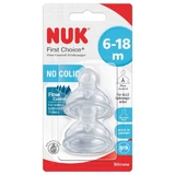 Tetina de silicona de flujo variable M2, 6-18 meses, 2 uds, Nuk