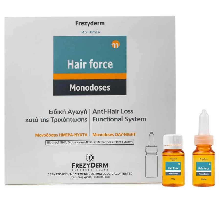 Tratamiento Anticaída Hair Force, 14 monodosis x 10 ml, Frezyderm