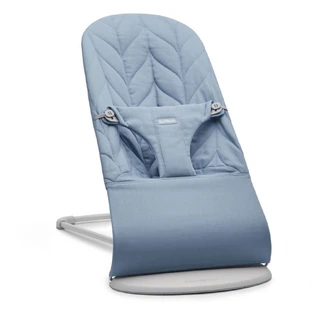 Huśtawka Bliss o delikatnym wyglądzie płatków, 3,5 - 13 kg, niebieska, BabyBjorn