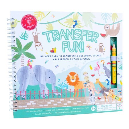 Fun Jungle Transfer Libro de actividades Fun Jungle, 3 años+, Floss & Rock