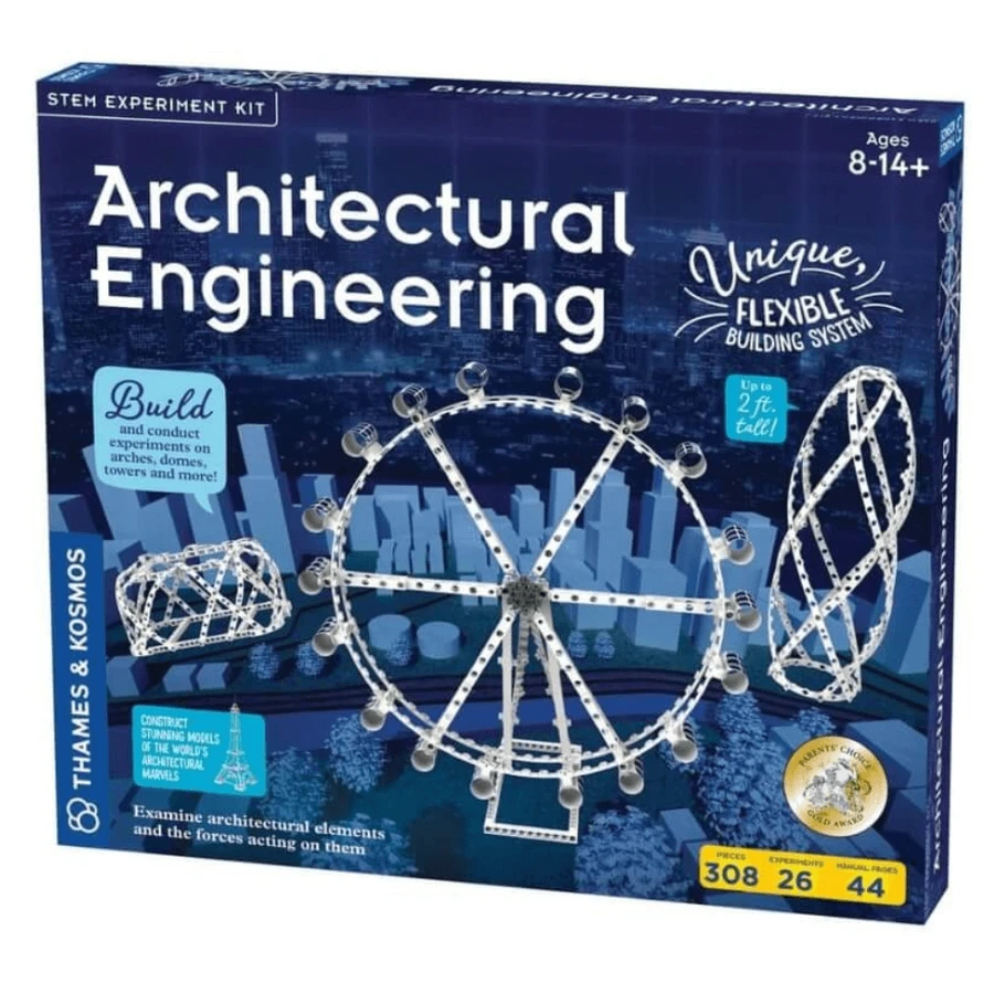 Set educativo STEM de ingeniería arquitectónica, +8 años, Thames&Kosmos