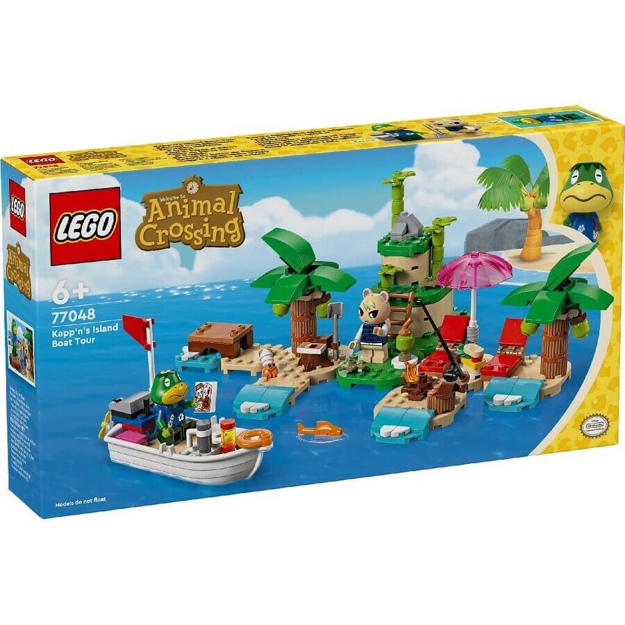 Kapp's Island Boat Tour Animal Crossing, ab 6 Jahren, 77048, Lego