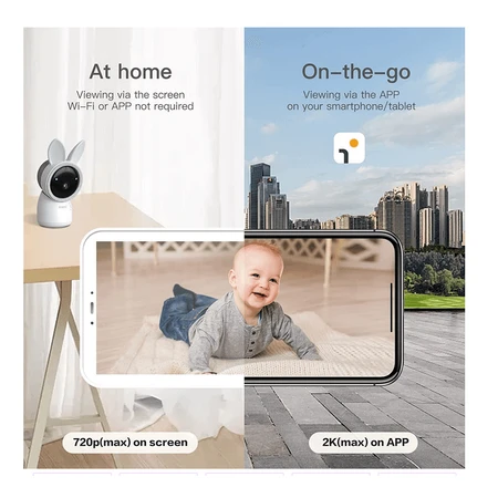 Inteligentna kamera do monitoringu Alnany-cam 2k UHD Wi-Fi, Arenti: ceny i cechy