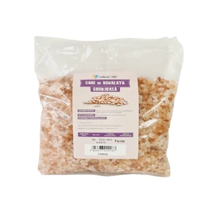 Różowa sól himalajska, jodowana, 1000 g, Nature4Life