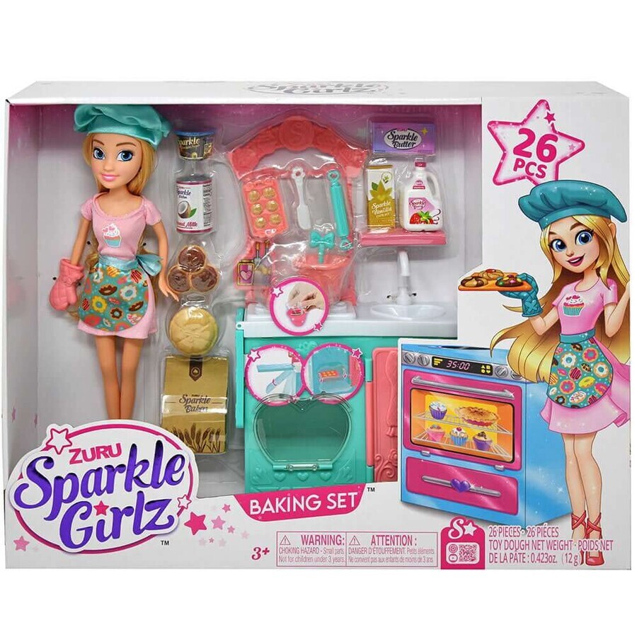 Set da gioco Patisserie, + 3 anni, Sparkle Girlz