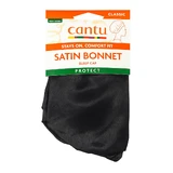 Gorro de satén para protección del cabello, Negro, 1 pz, Cantu